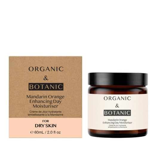 Mandarin Orange Day Moisturizer with Vitamin C & Sea Buckthorn - 60ml - Lightweight Hydration, Antioxidant Protection, & Pollution Defense for Radiant Skin