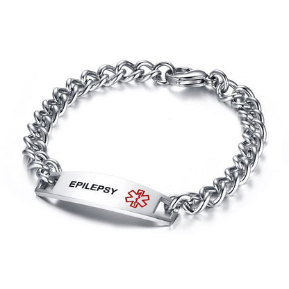 12MM stainless steel medical logo bracelet
