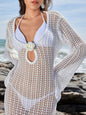 Backless Crochet Knit Cover-Up Dress