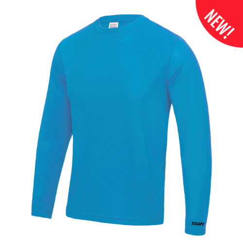 X5CAPE Basic Mens Long Sleeve Mountain Bike Jersey