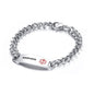 12MM stainless steel medical logo bracelet