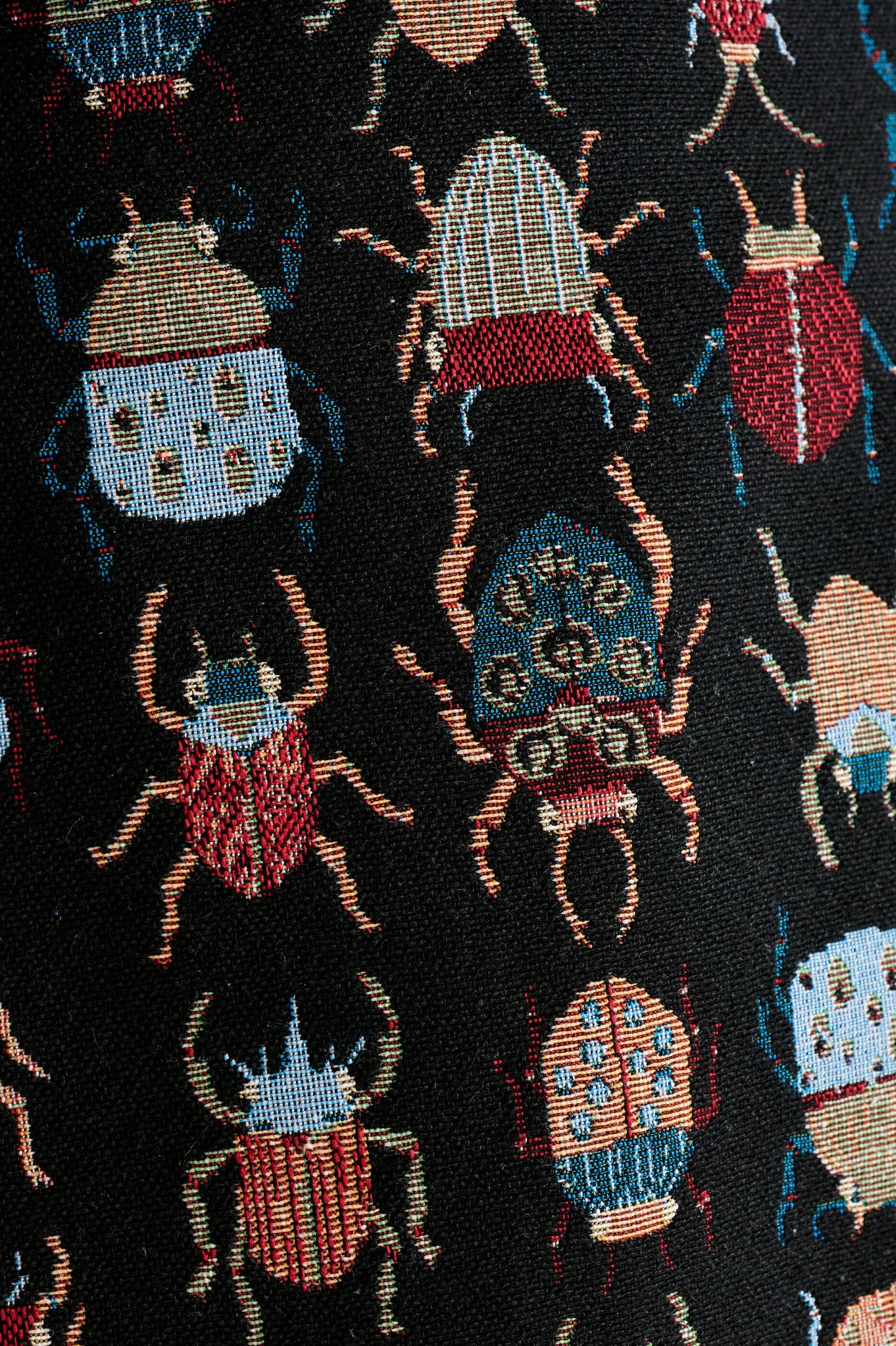 Delphia Beetlejuice Jacquard Fur Trim Coat – Multicoloured