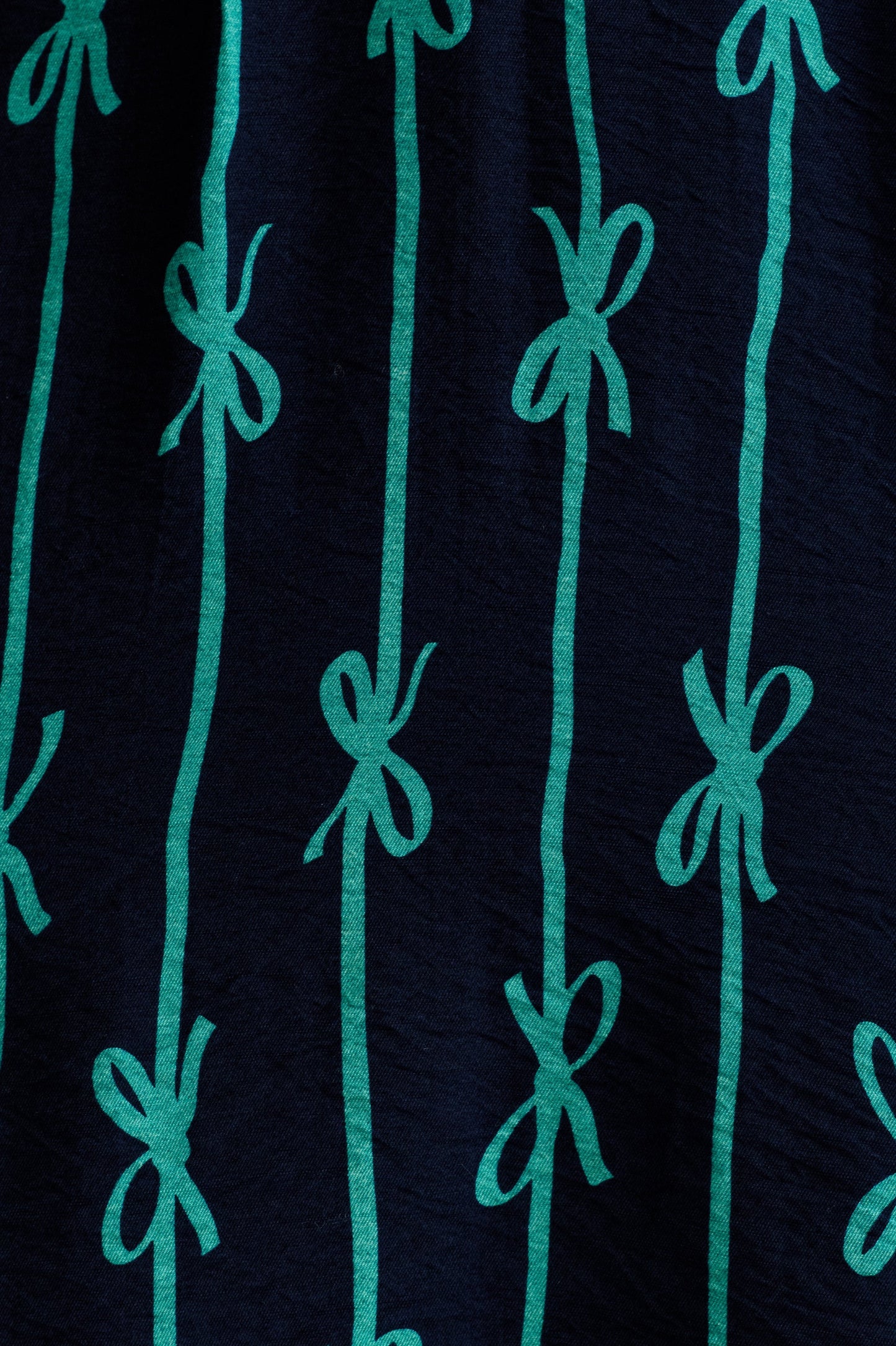 Caris Tie Up Statement Collar 3/4 Sleeve Midi Dress – Navy