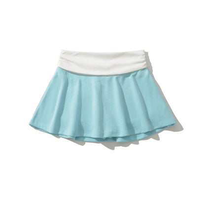 High waisted sports tennis skirt