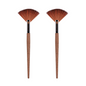 Dr Botanicals Coffee Ground Fan Brush Twin Value Savings Pack