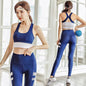Yoga Sets Women Sportswear Gym Workout Clothing New Quick-Dry Gym Workout Running Suits