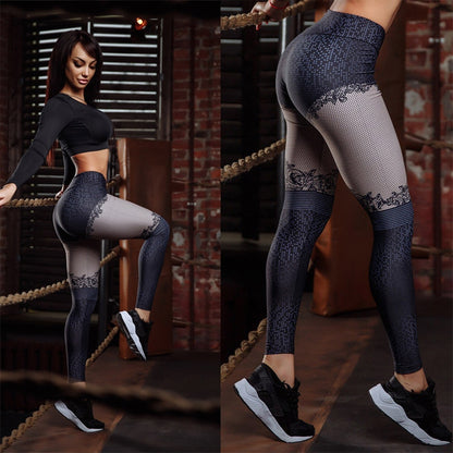 Women 3D Digital Printed Leggings Female Activewear Fitness Legging Pants High Waist Push Up Leggins Jeggings