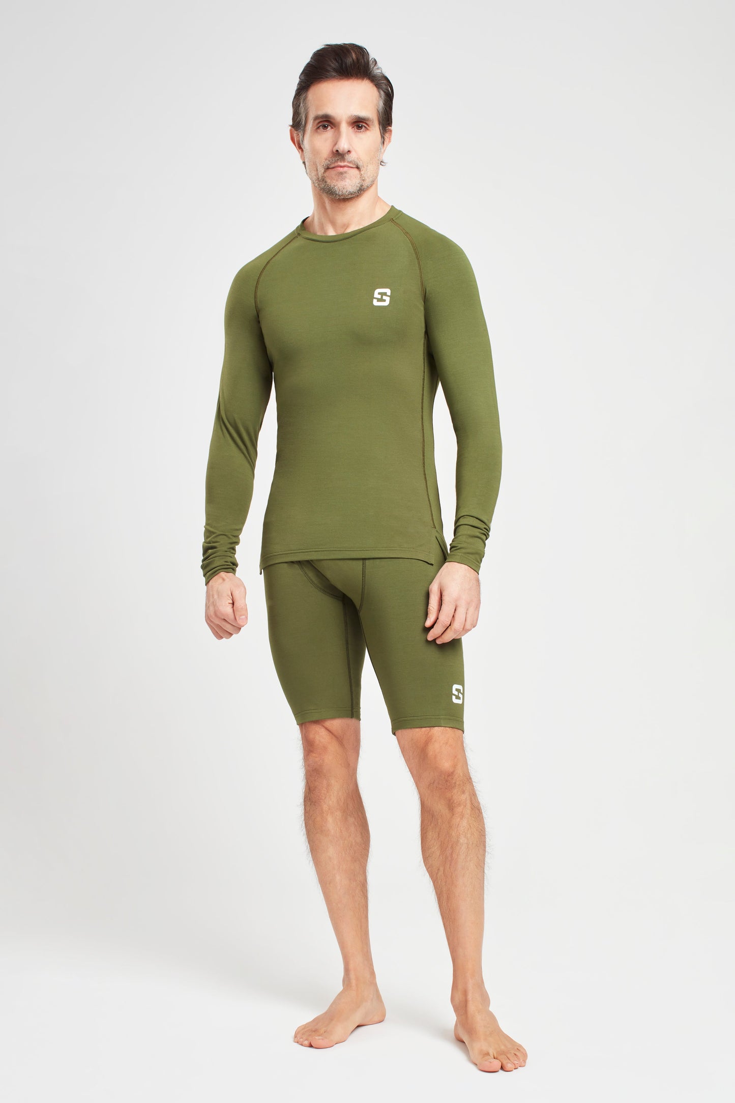 Long Sleeve Top - Earth Khaki