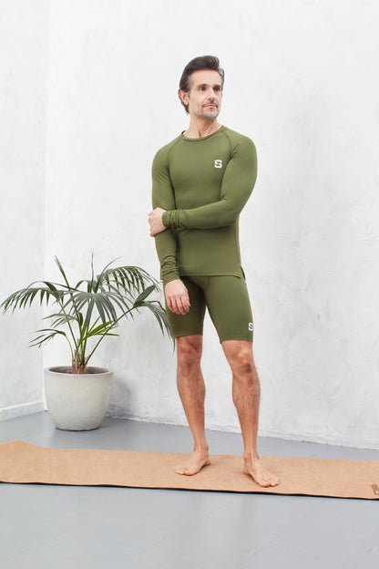 Long Sleeve Top - Earth Khaki