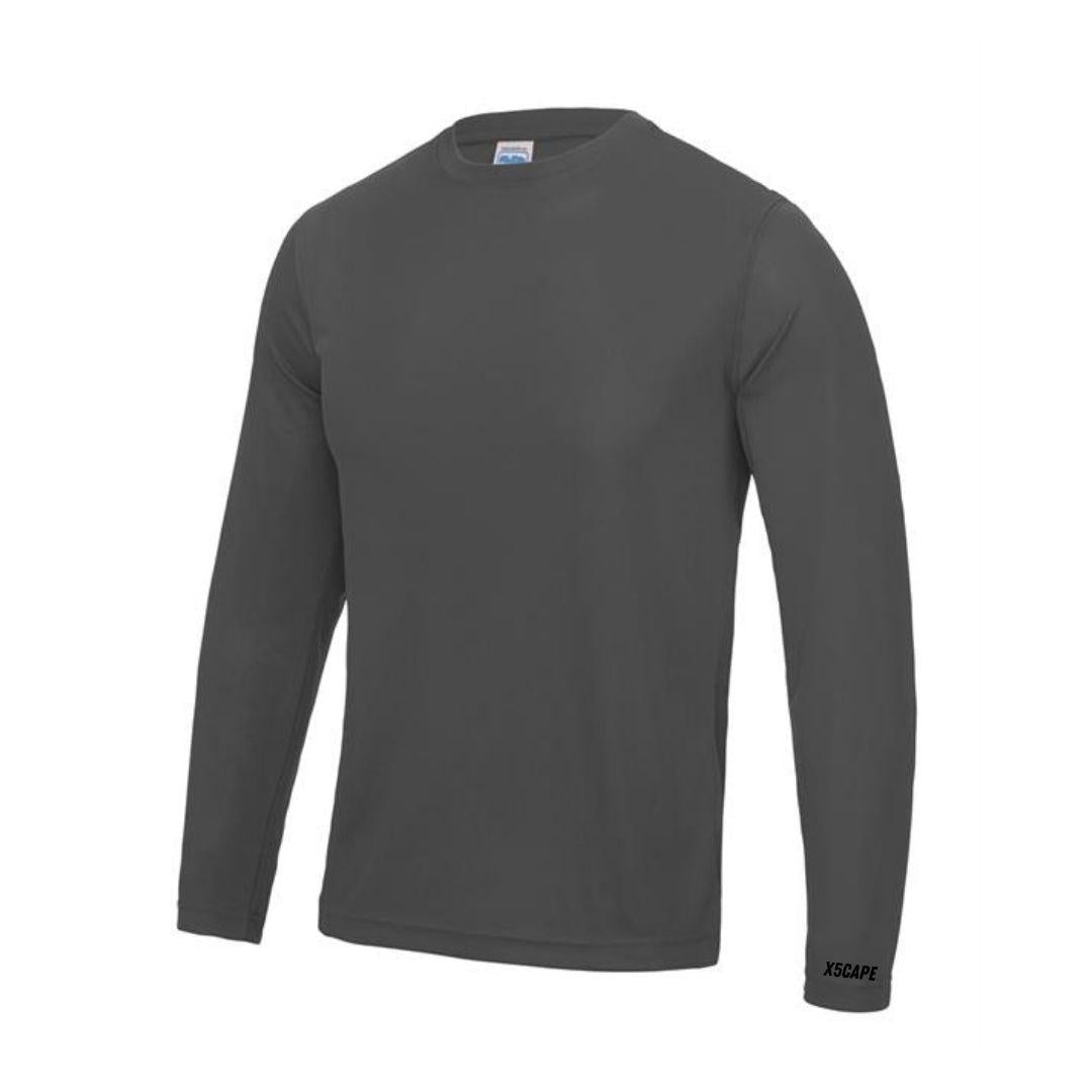 X5CAPE Basic Mens Long Sleeve Mountain Bike Jersey