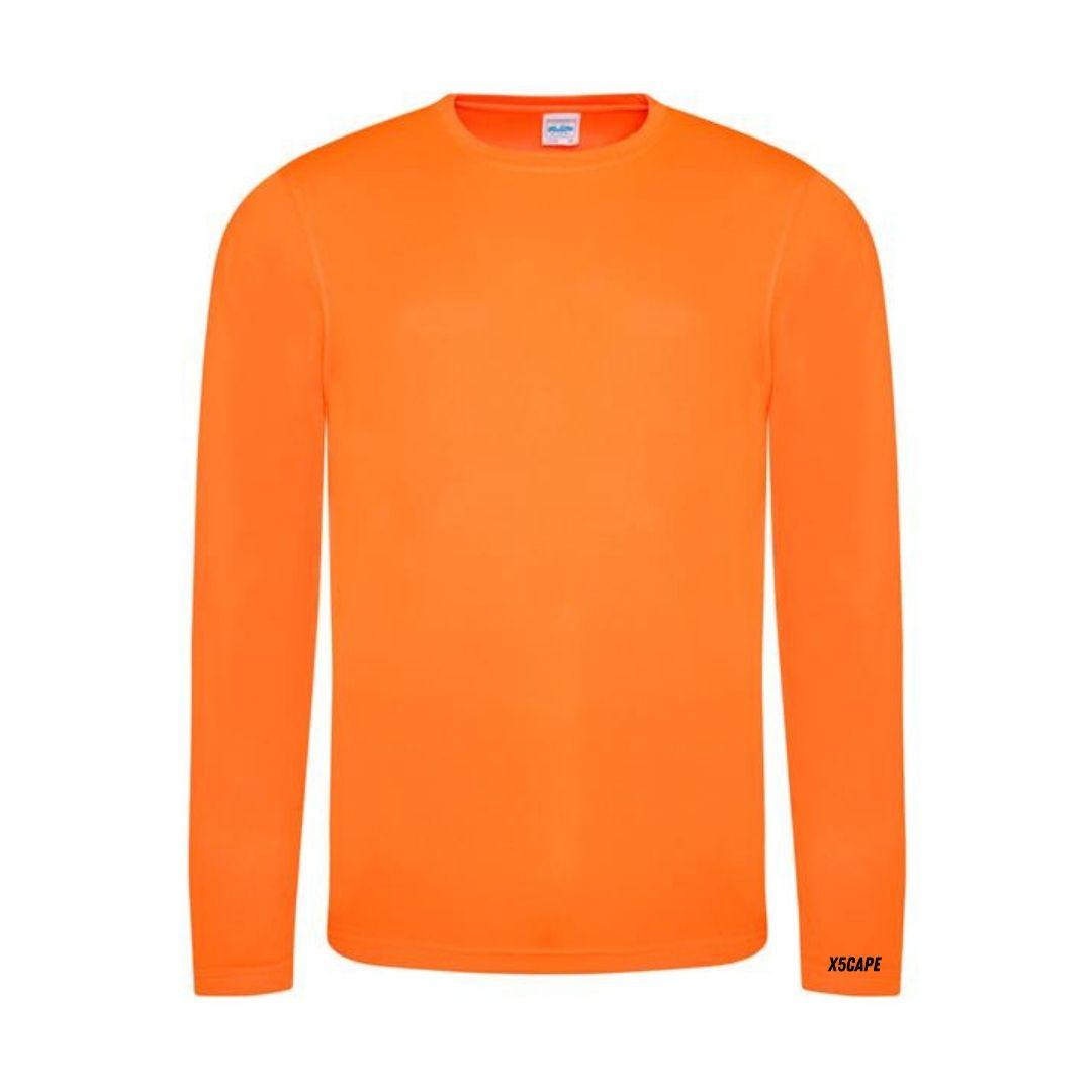 X5CAPE Basic Mens Long Sleeve Mountain Bike Jersey