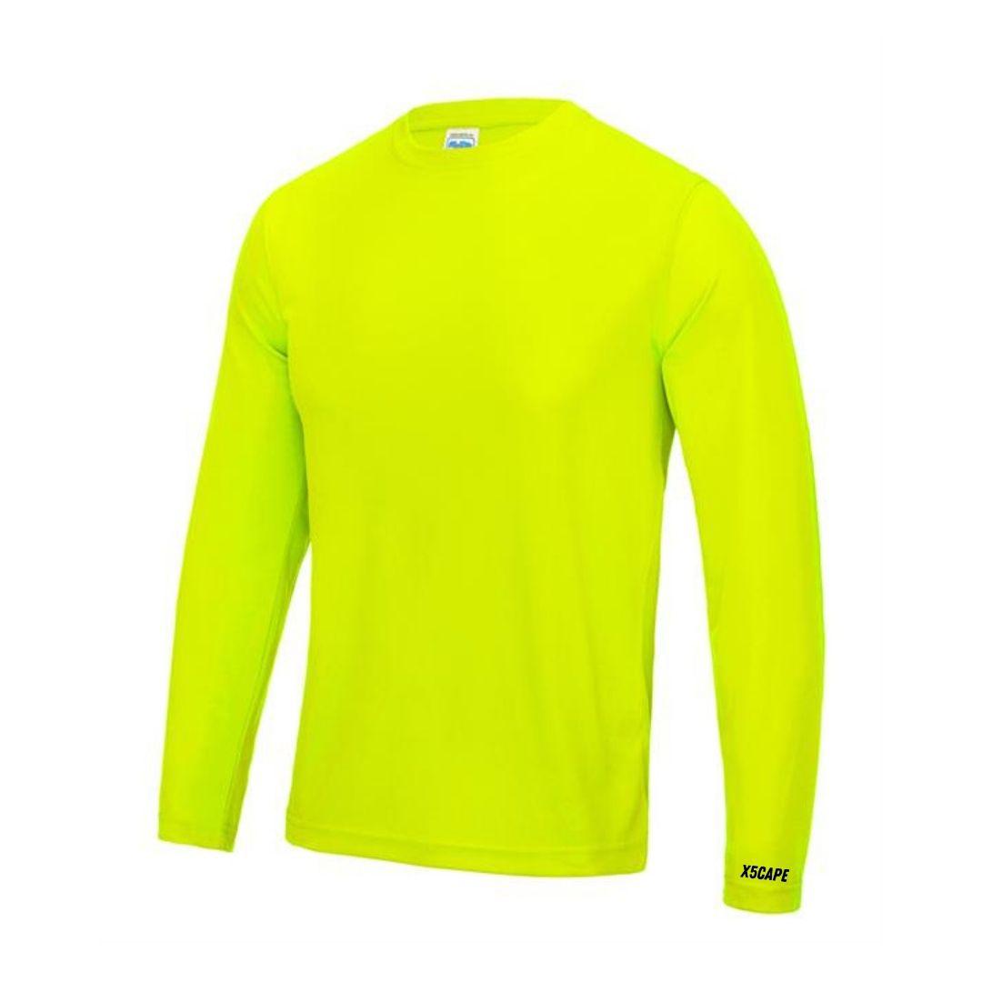X5CAPE Basic Mens Long Sleeve Mountain Bike Jersey