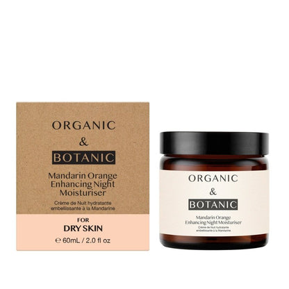 Mandarin Orange Night Moisturizer with Bakuchiol & Vitamin C - 60ml - Revitalizing & Hydrating for Firmer, Brighter, & Younger-Looking Skin